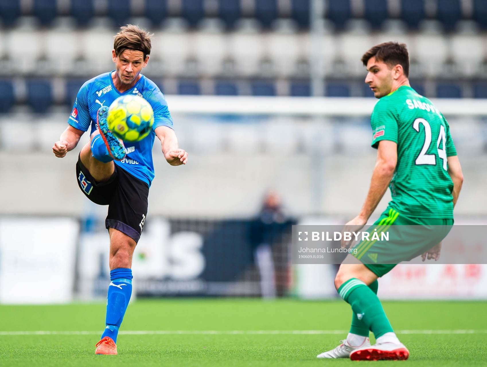 Halmstads Dusan Djuric och Dalkurds Besard Sabovic