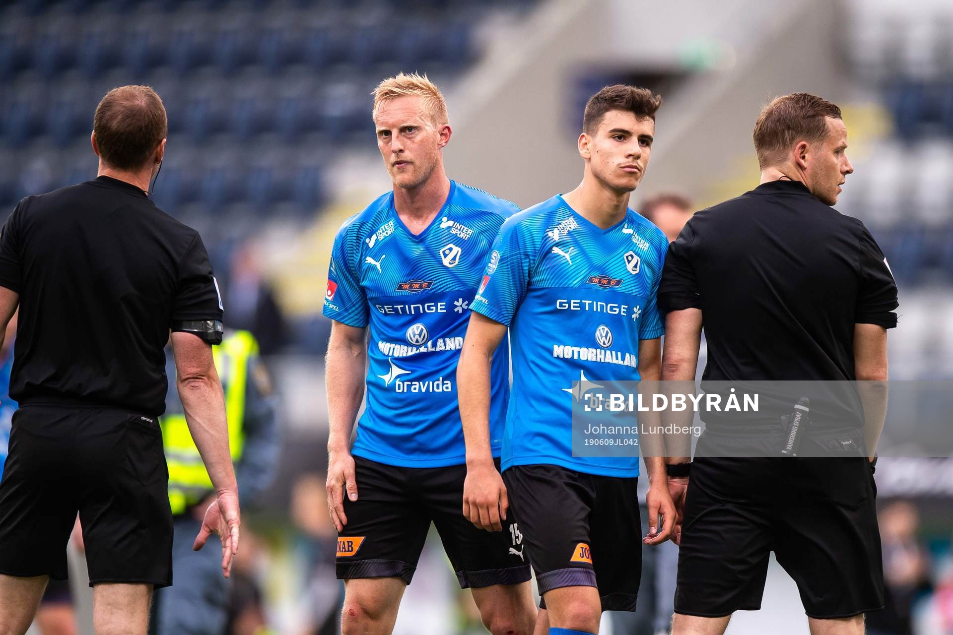Halmstads Peter Larsson och Edvin Kurtulus deppar