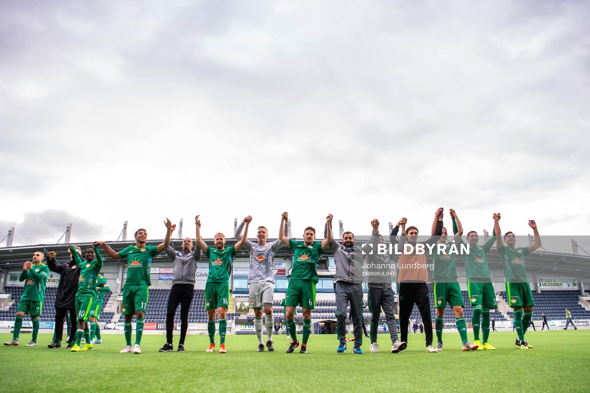 Dalkurds spelare tackar publiken