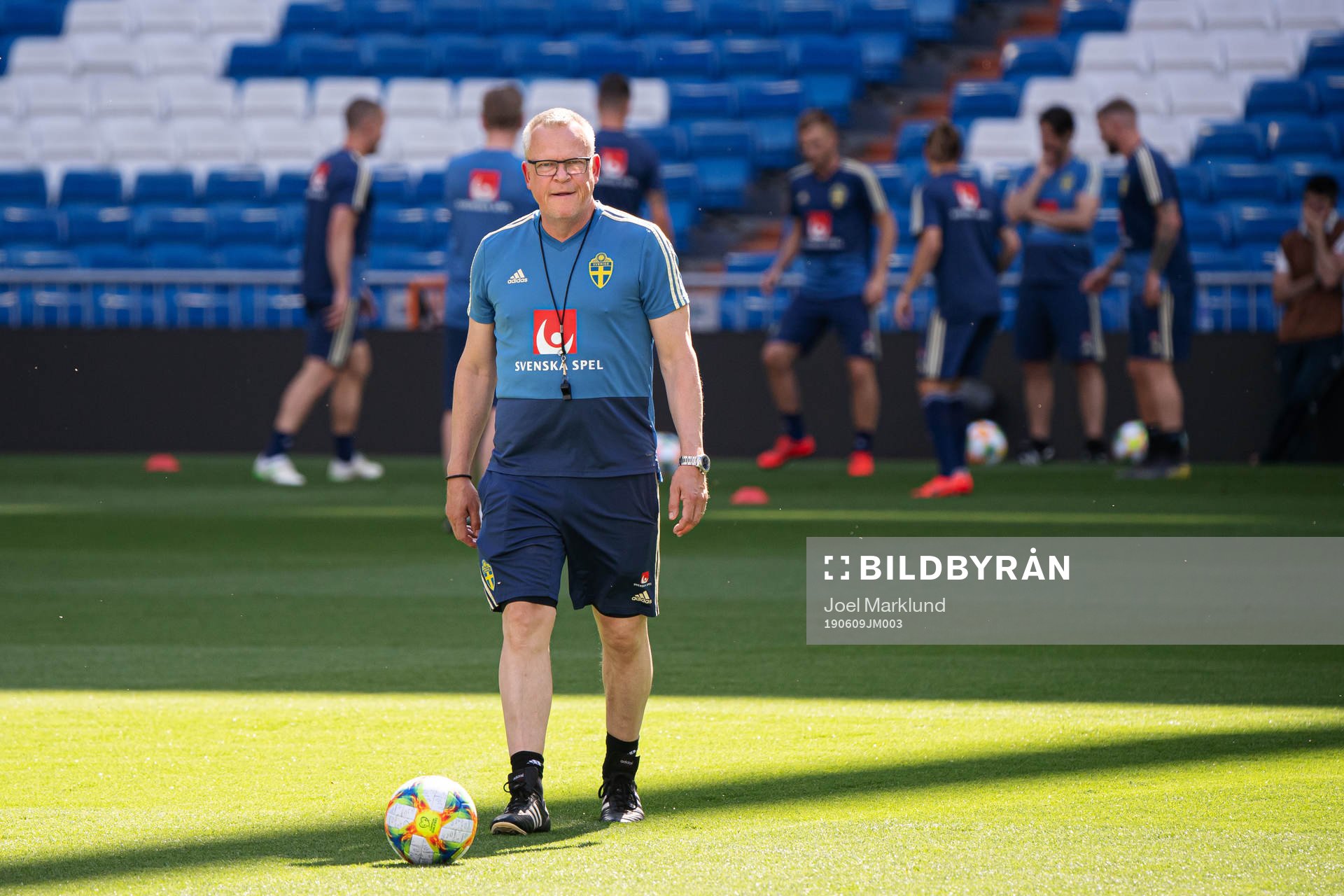 Head coach Janne Andersson of the Swedish national football