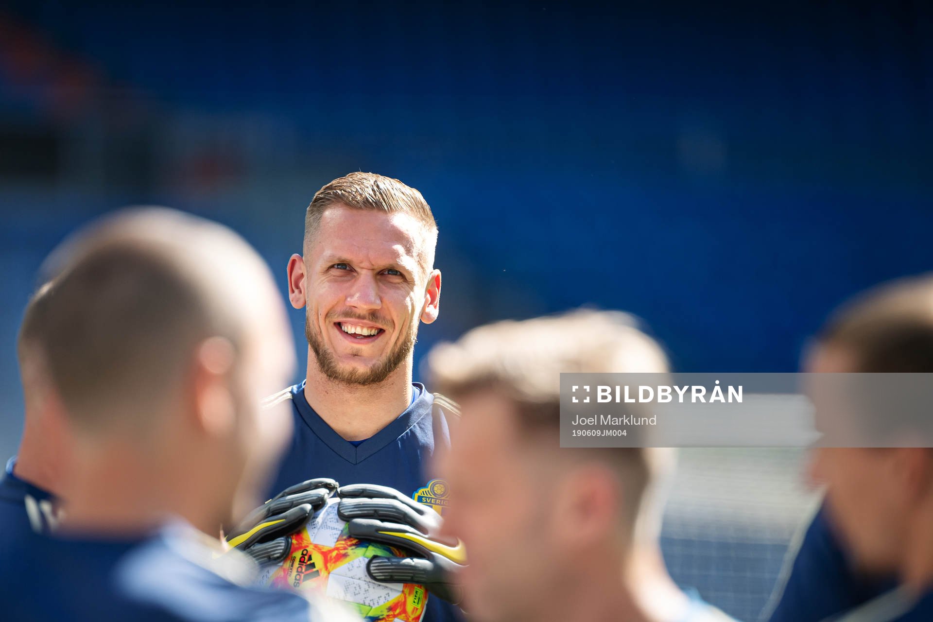 Goalkeeper Robin Olsen of the Swedish national football team