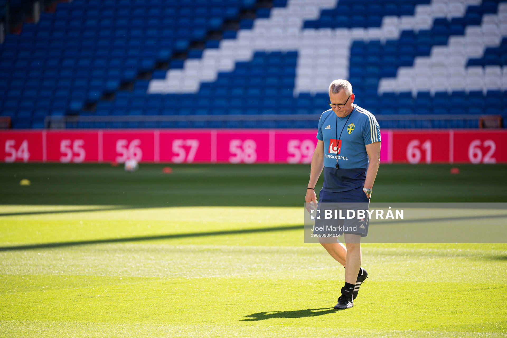 Head coach Janne Andersson of the Swedish national football