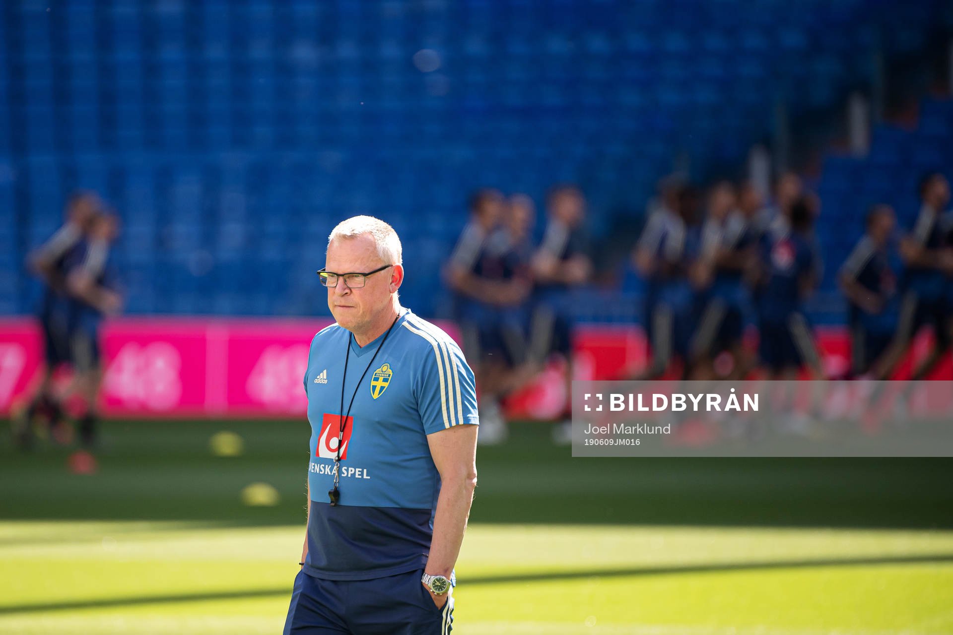 Head coach Janne Andersson of the Swedish national football