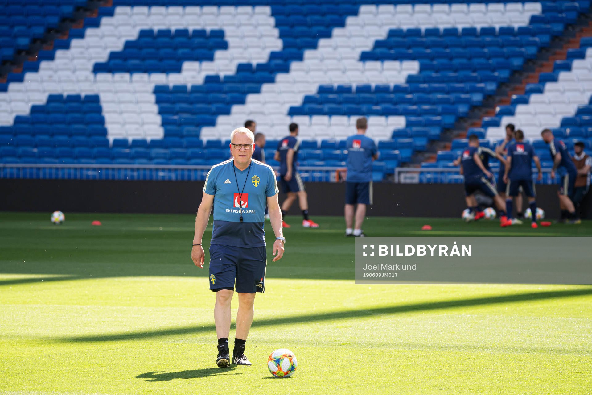 Head coach Janne Andersson of the Swedish national football