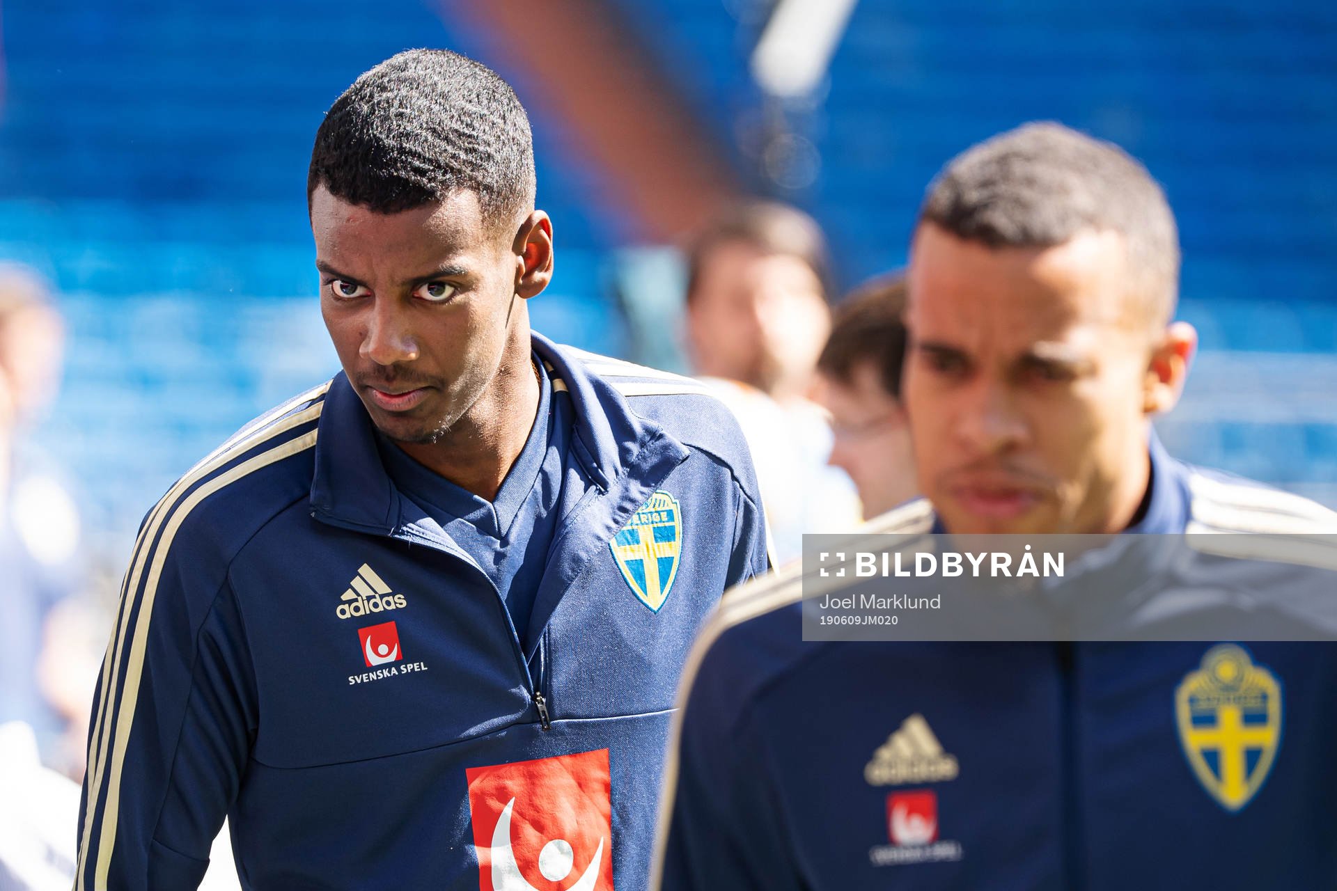 Alexander Isak of the Swedish national football team