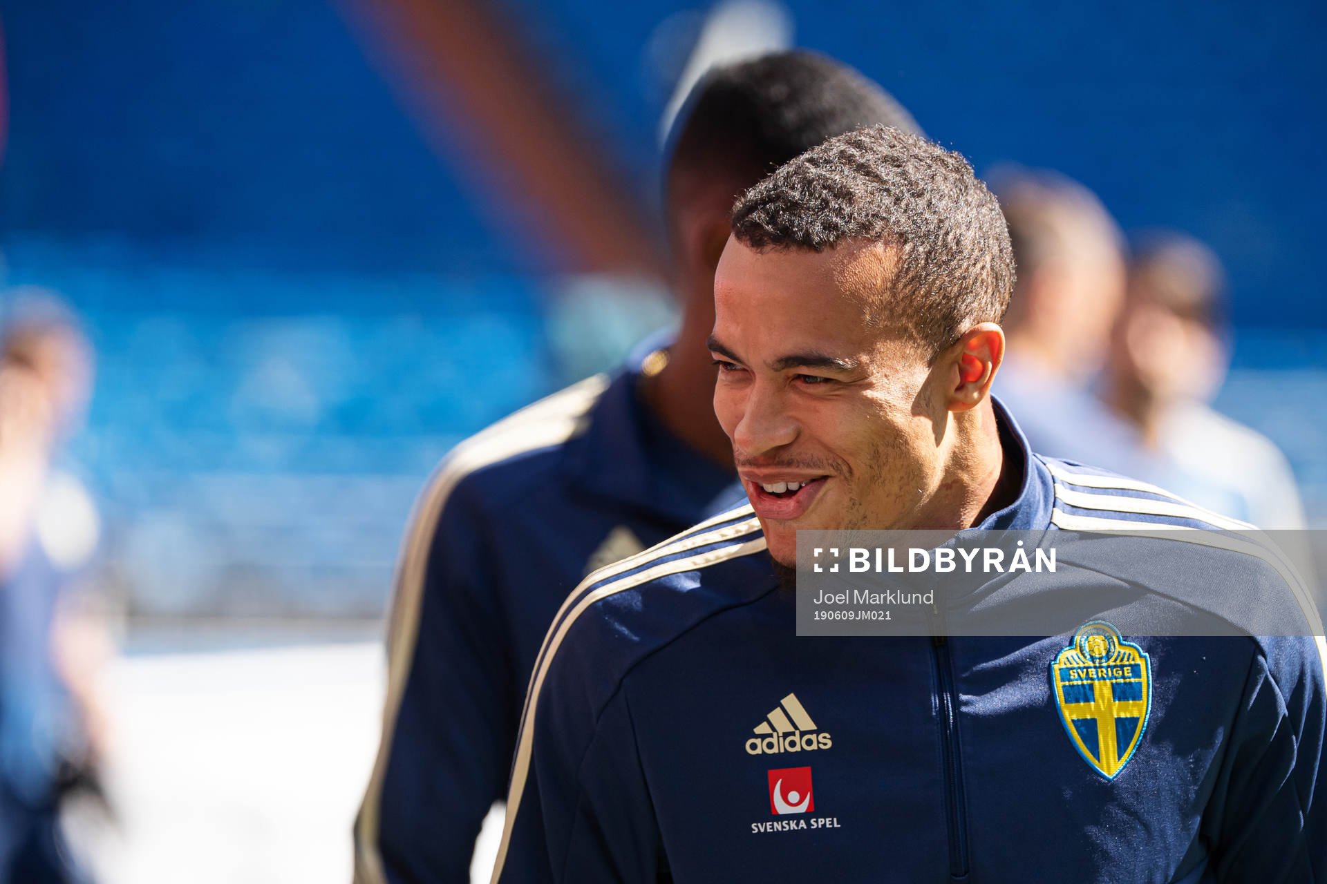 Robin Quaison of the Swedish national football team