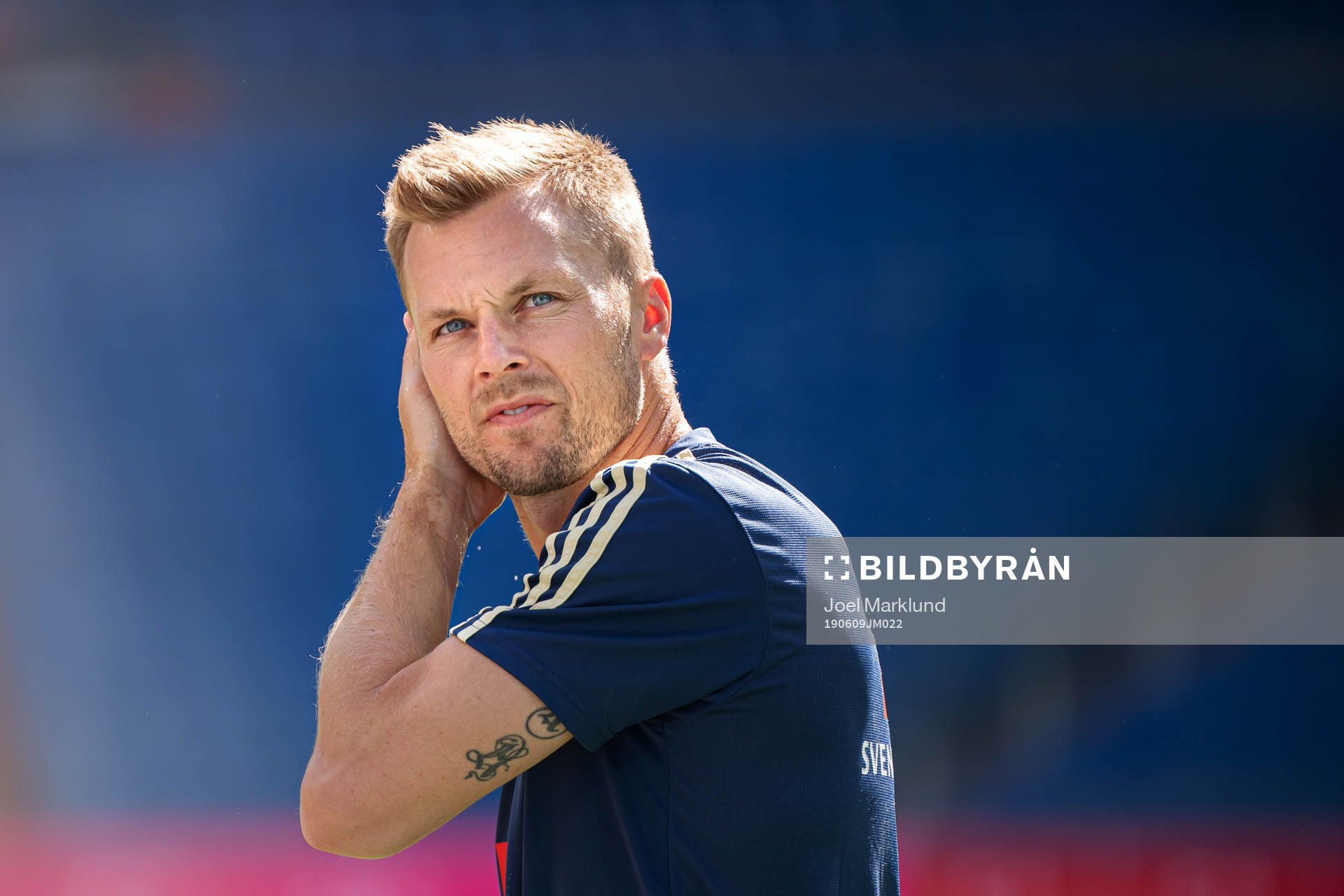Sebastian Larsson of the Swedish national football team