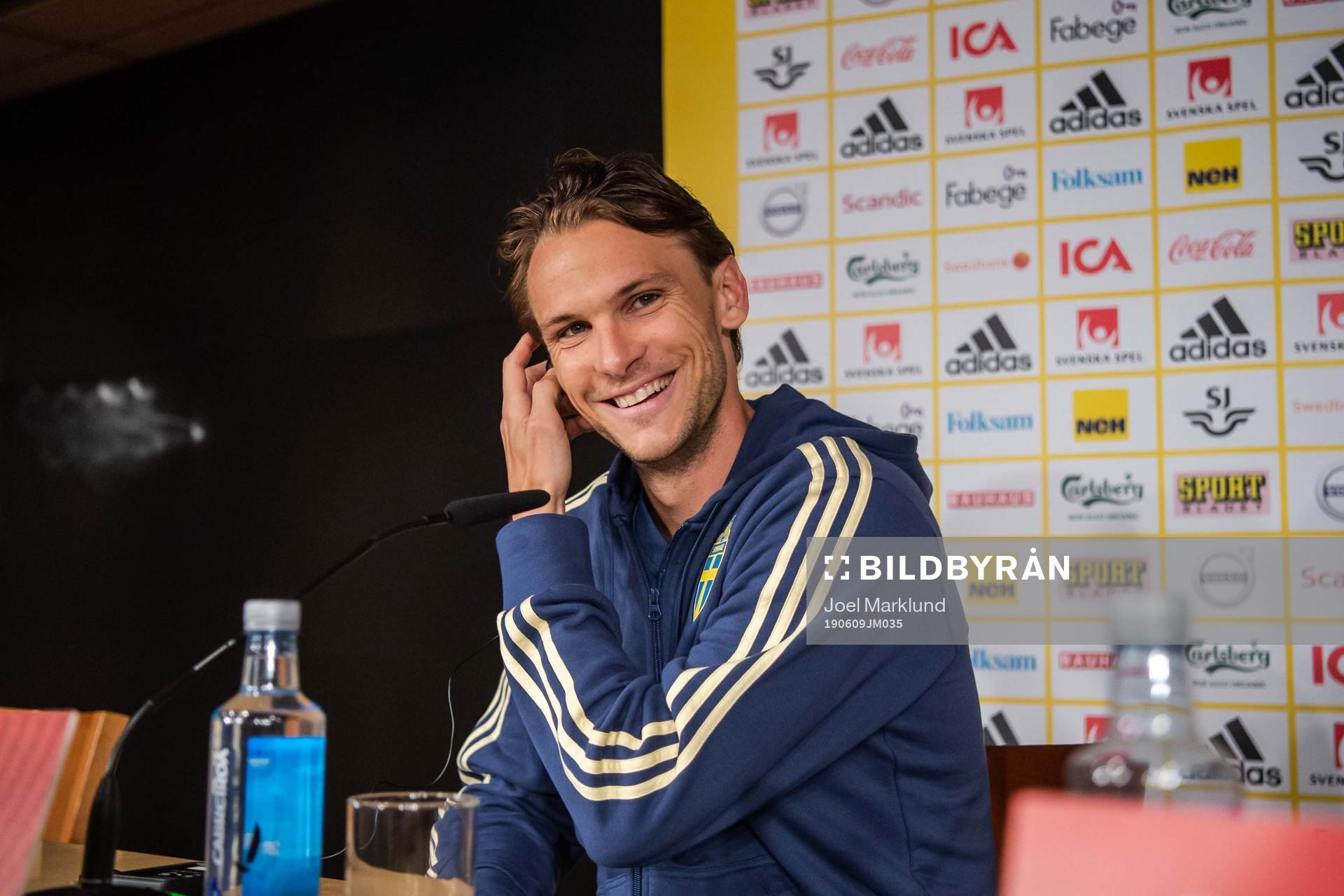 Albin Ekdal of the Swedish national football team