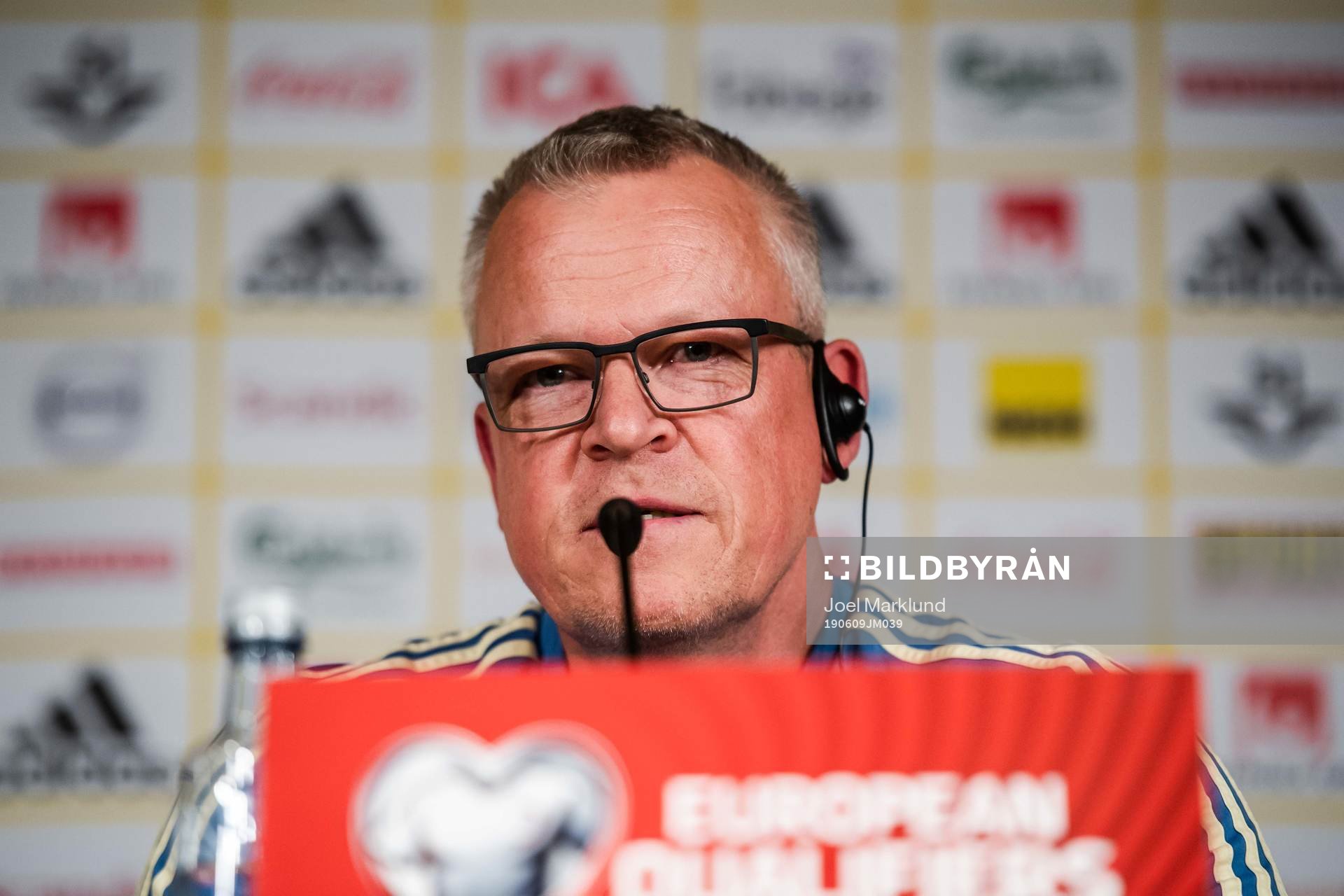 Head coach Janne Andersson of the Swedish national football