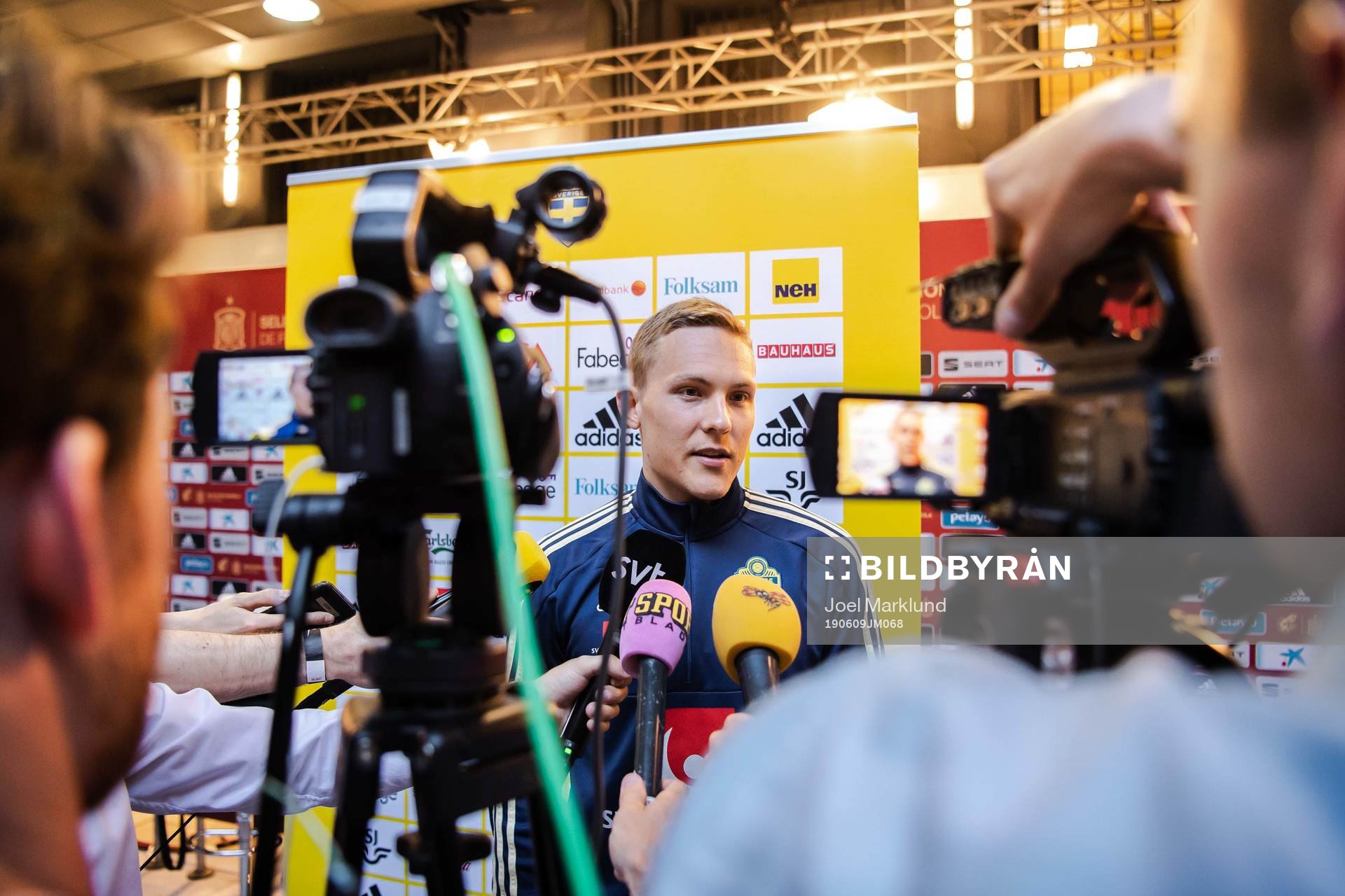 Ludwig Augustinsson of the Swedish national football team
