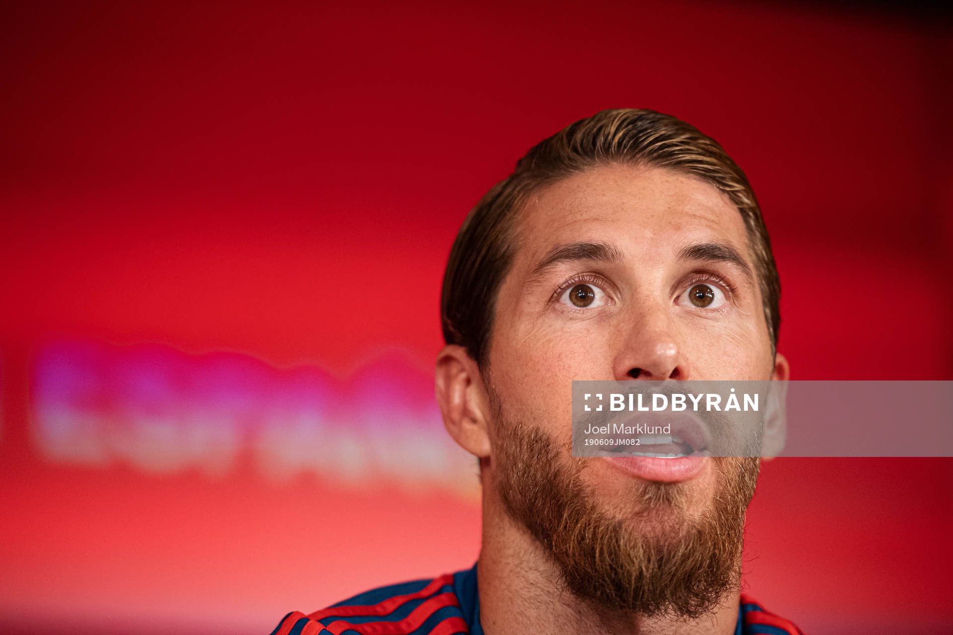 Sergio Ramos of the Spanish national football team