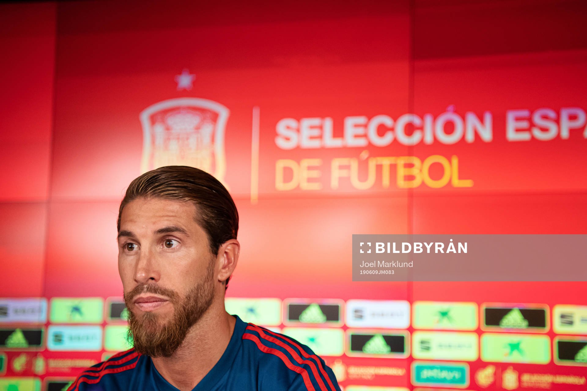 Sergio Ramos of the Spanish national football team