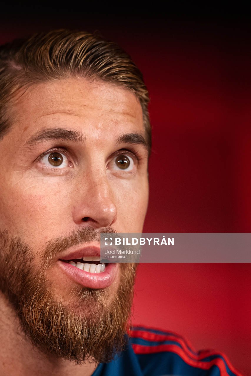 Sergio Ramos of the Spanish national football team
