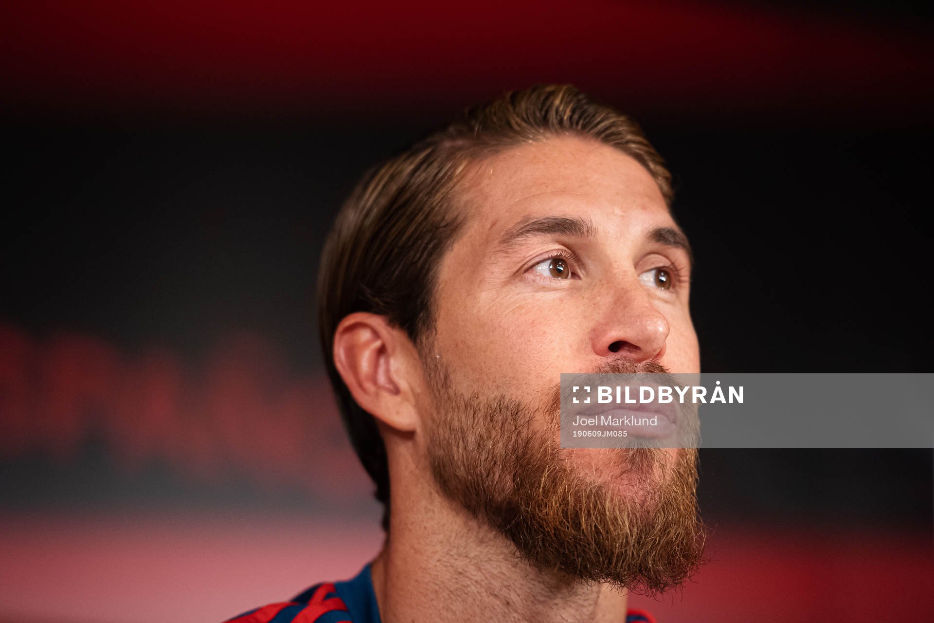 Sergio Ramos of the Spanish national football team