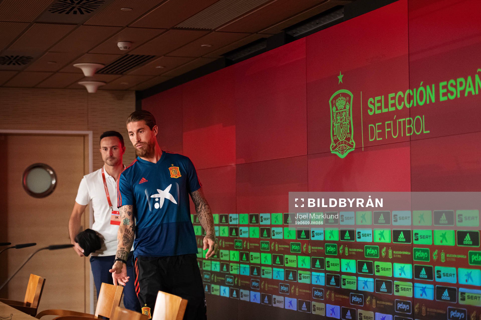 Sergio Ramos of the Spanish national football team