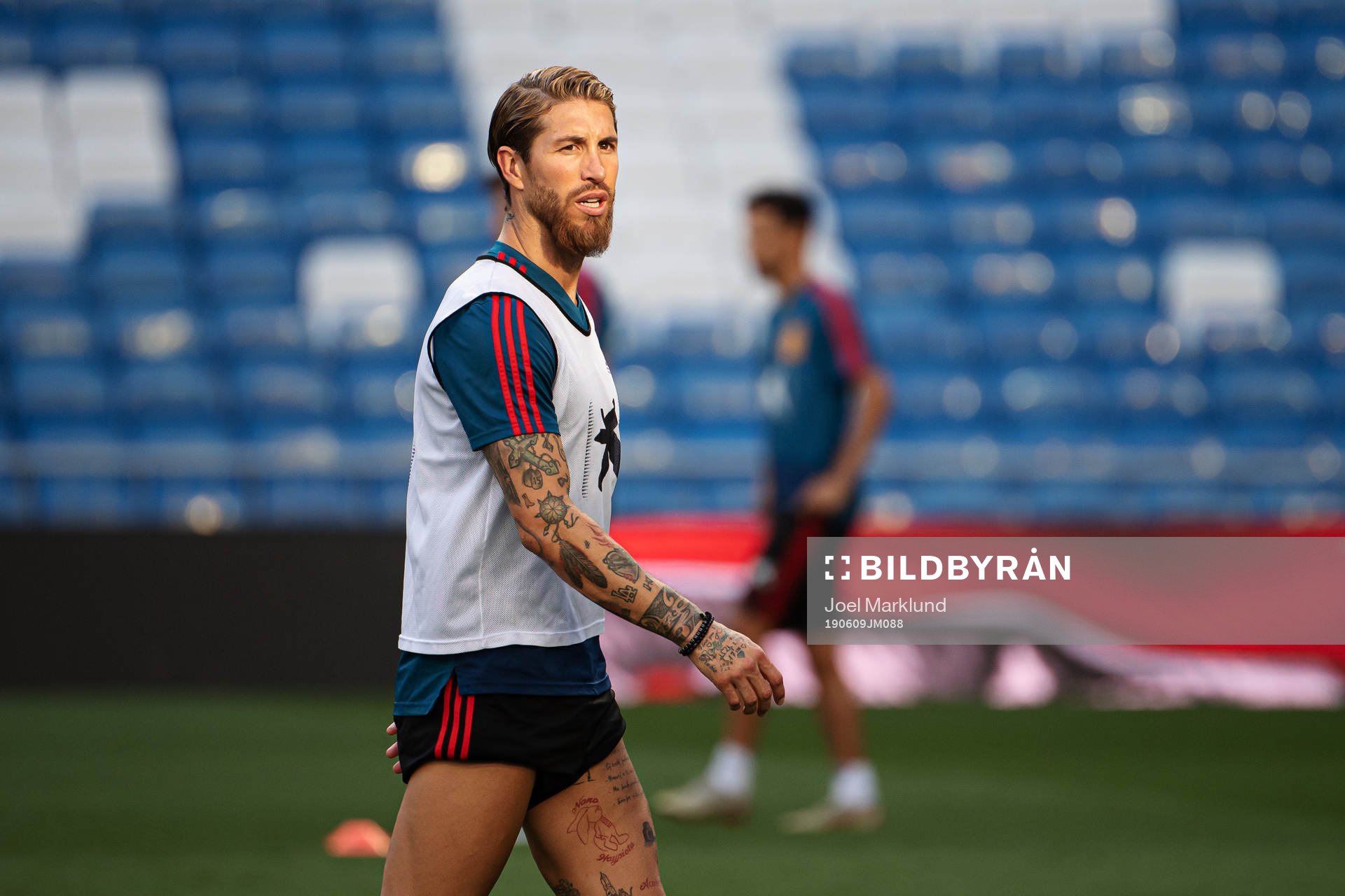 Sergio Ramos of the Spanish national football team