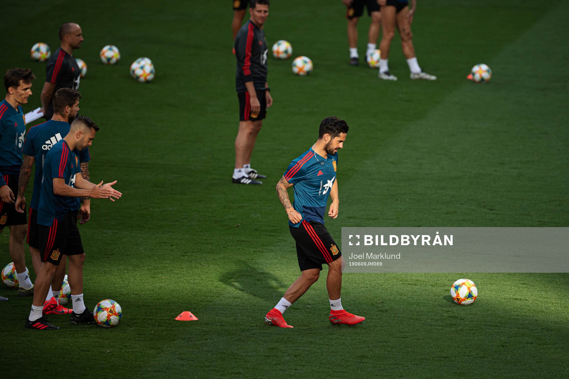 Isco of the Spanish national football team