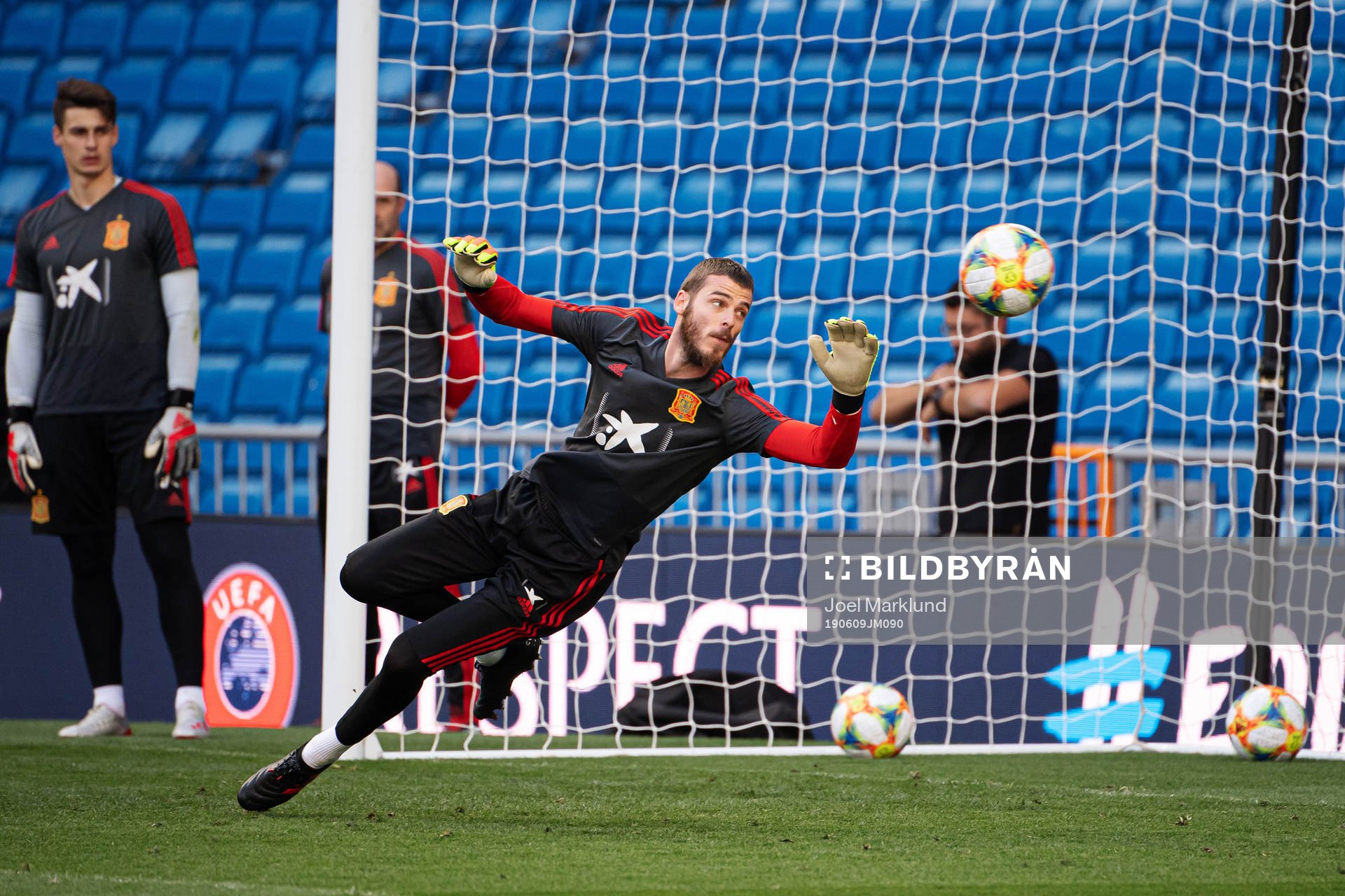 Goalkeeper David de Gea of the Spanish national football
