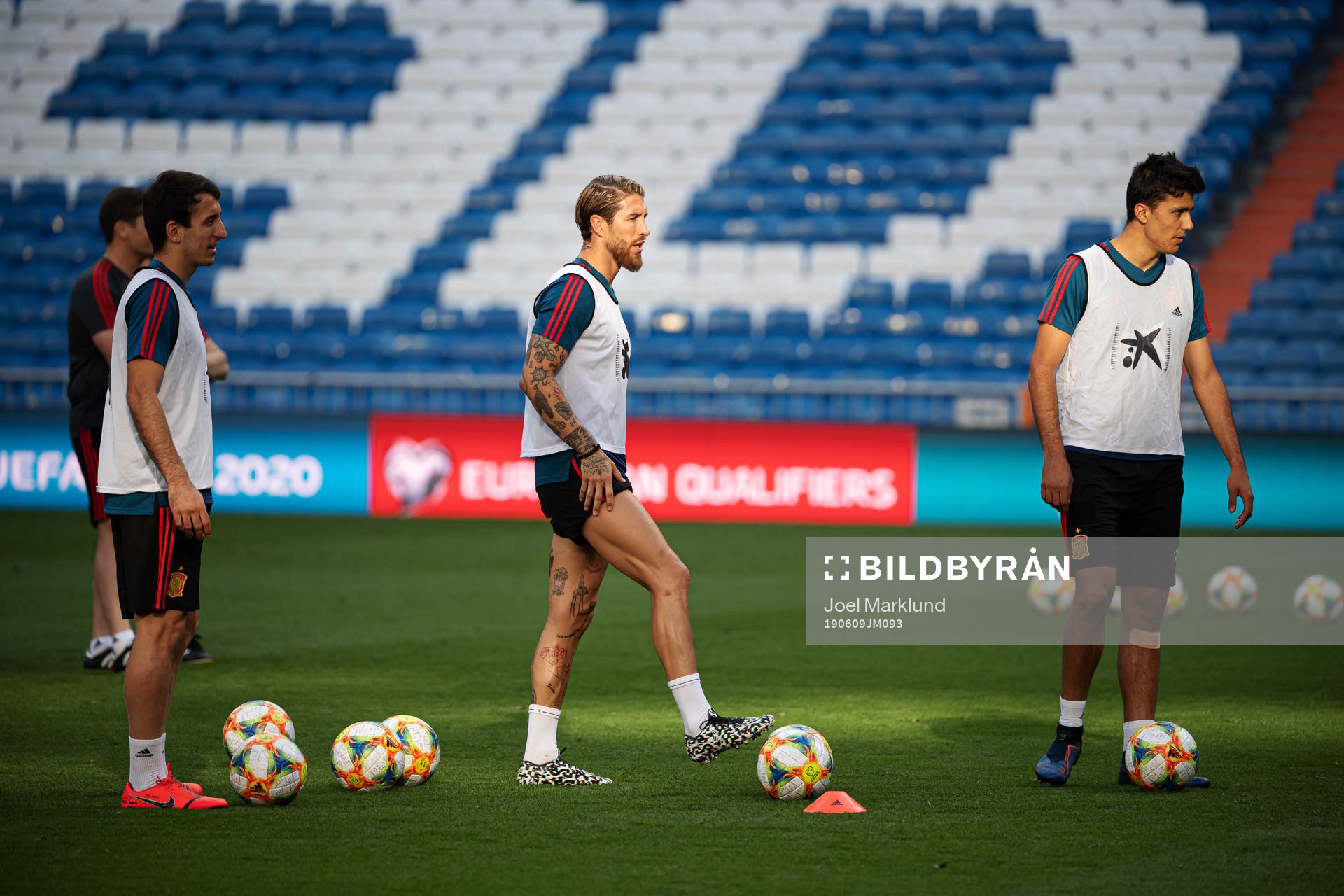 Sergio Ramos of the Spanish national football team