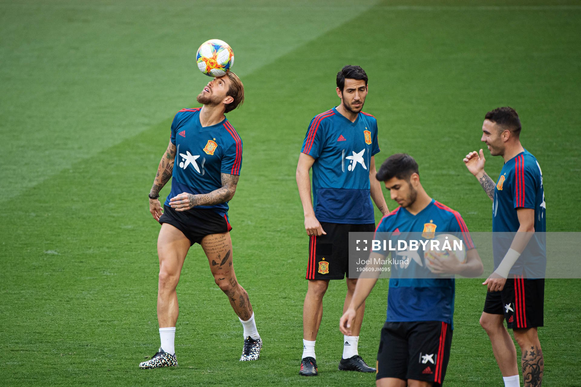 Sergio Ramos of the Spanish national football team