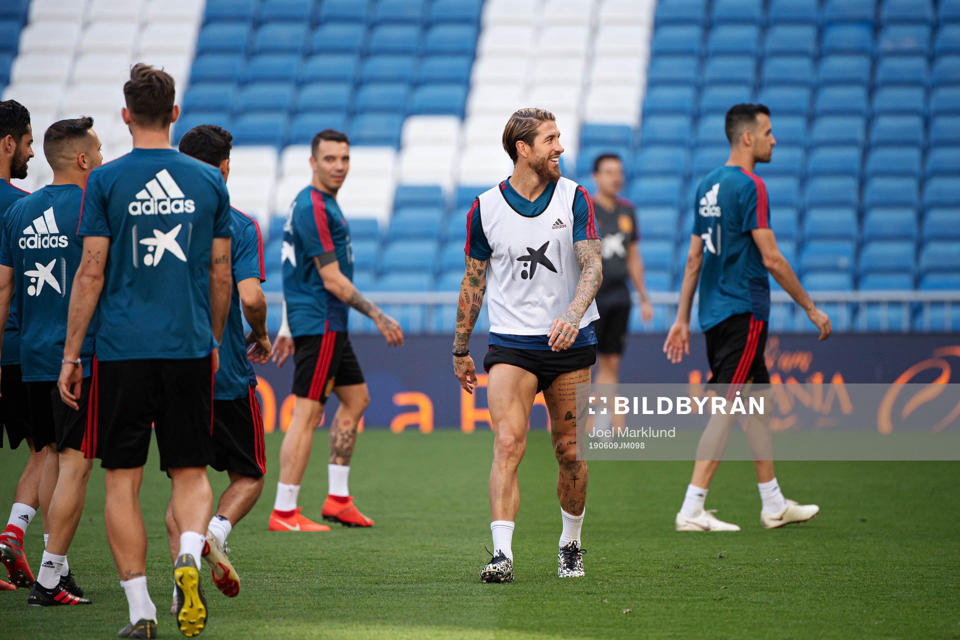 Sergio Ramos of the Spanish national football team