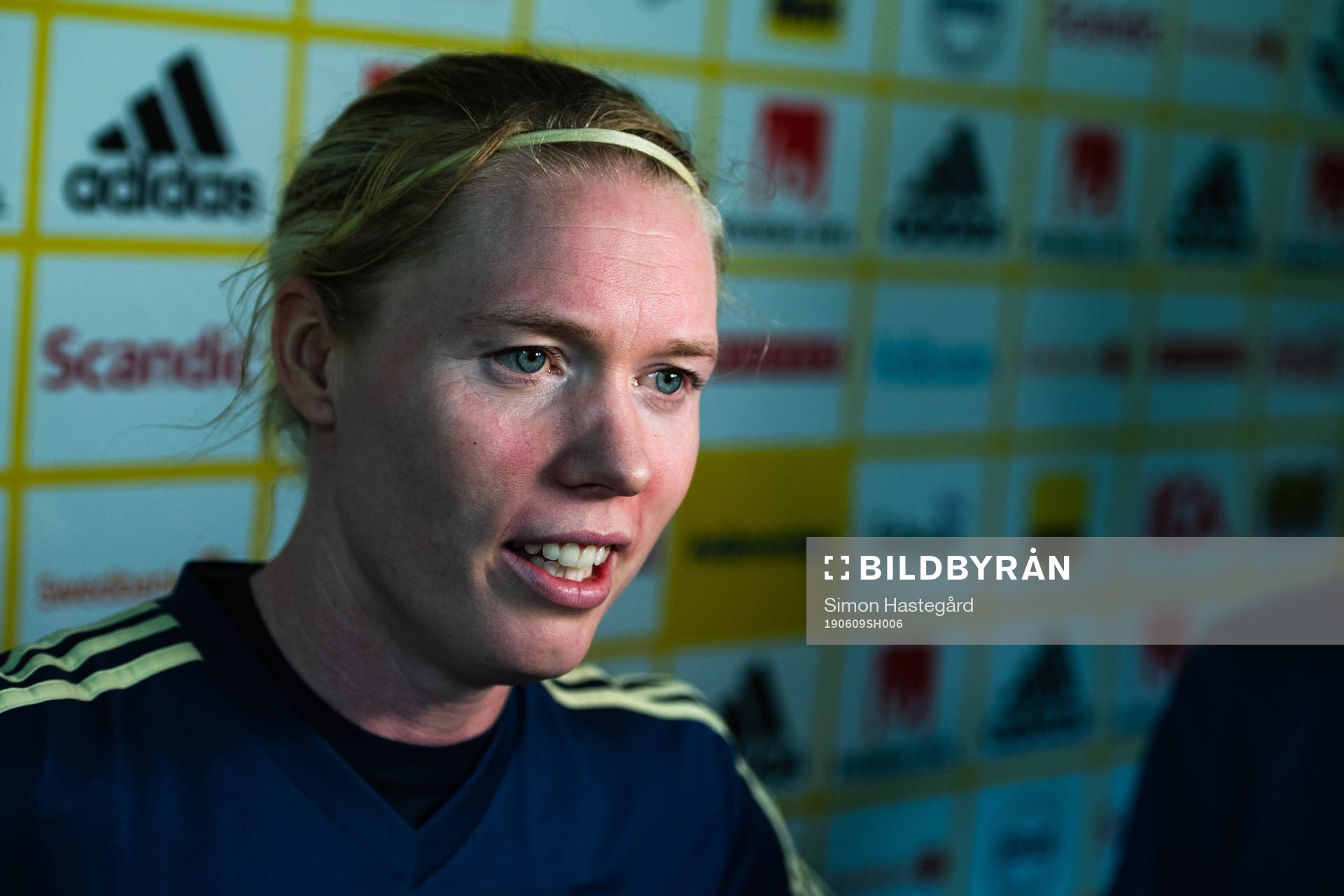 Goalkeeper Hedvig Lindahl of Swedish national women