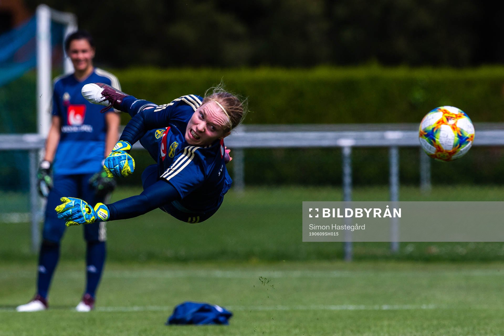 Goalkeeper Hedvig Lindahl of Swedish national women