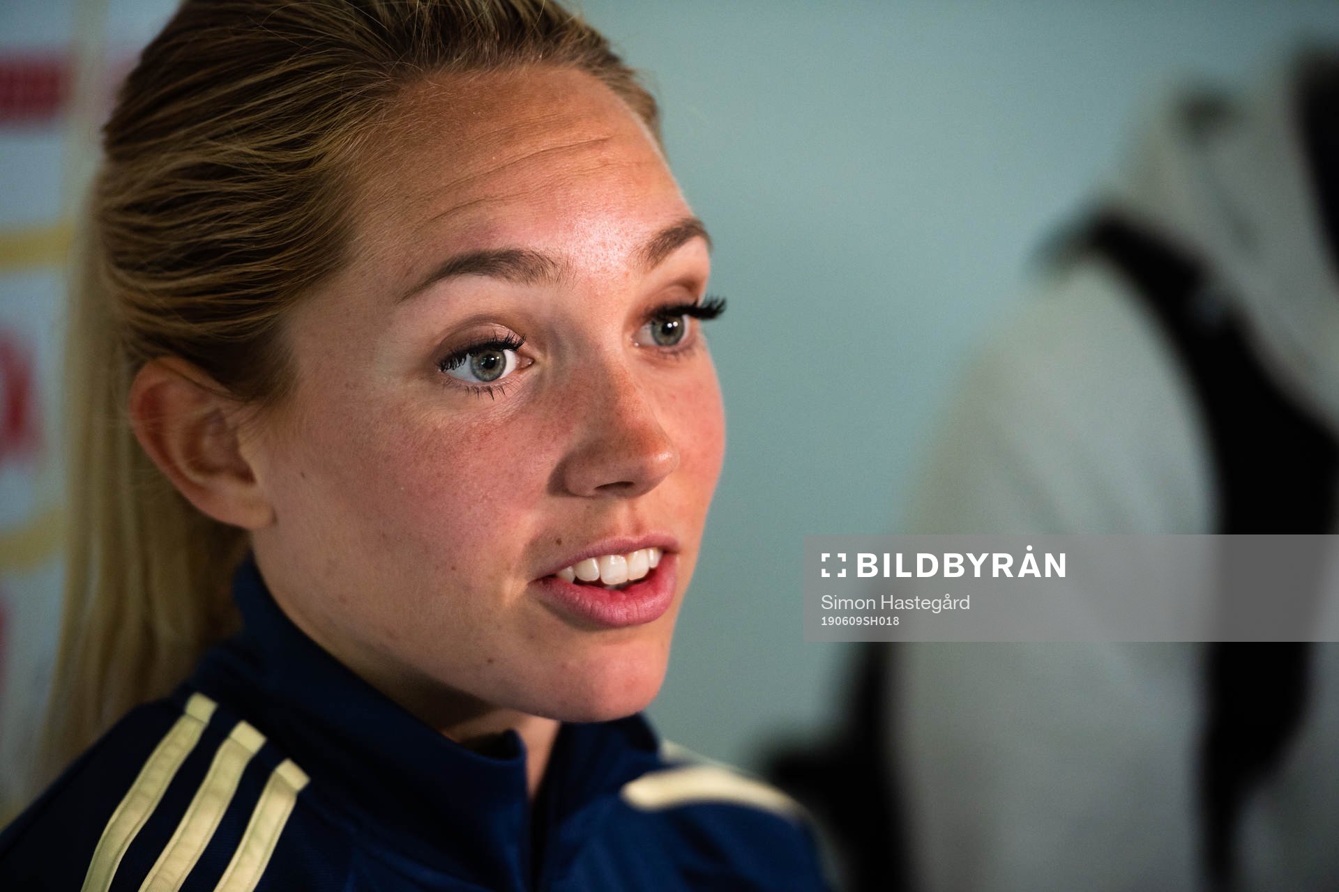 Elin Rubensson of Swedish national women football team