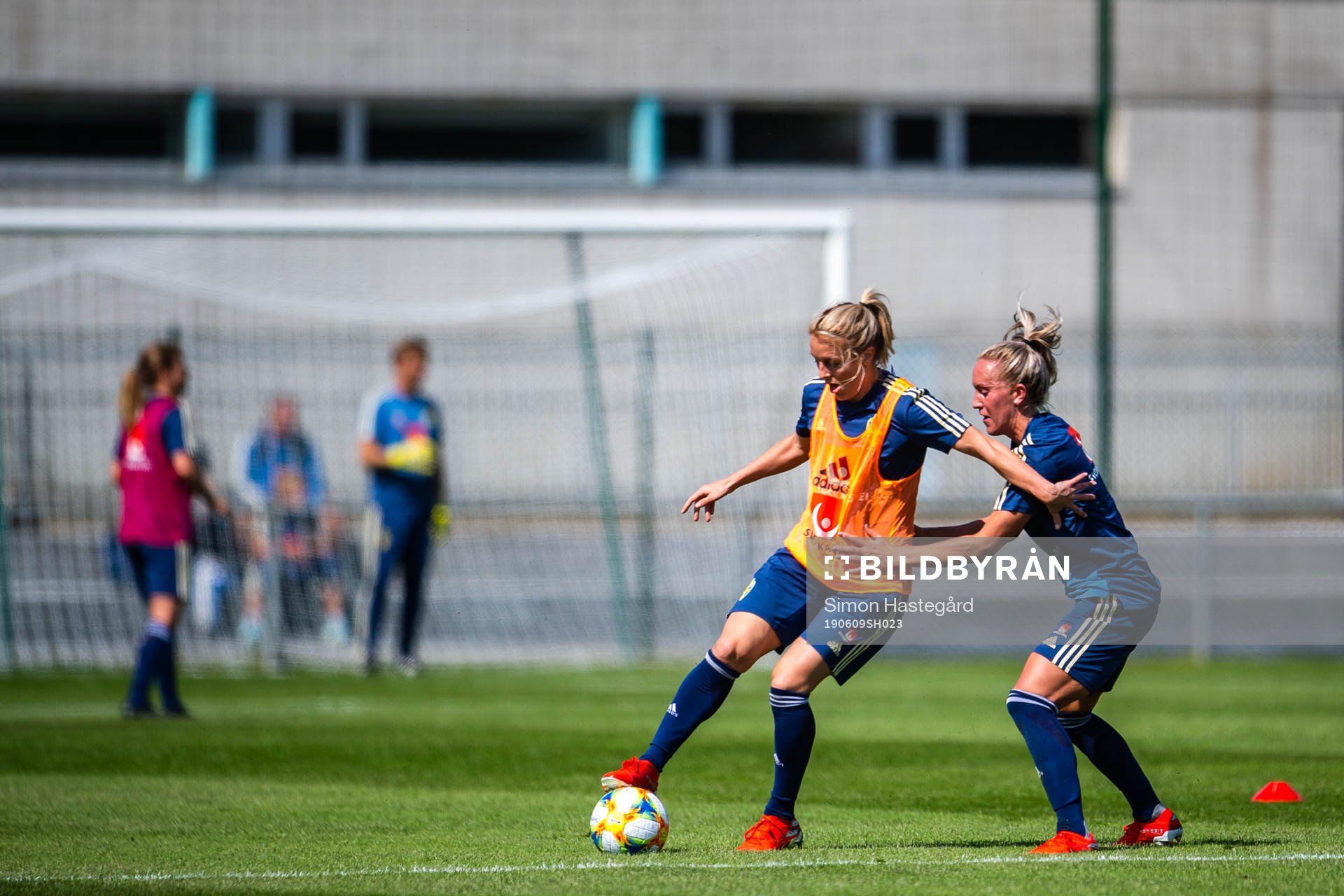 Mimmi Larsson and Julia Roddar of Swedish national women