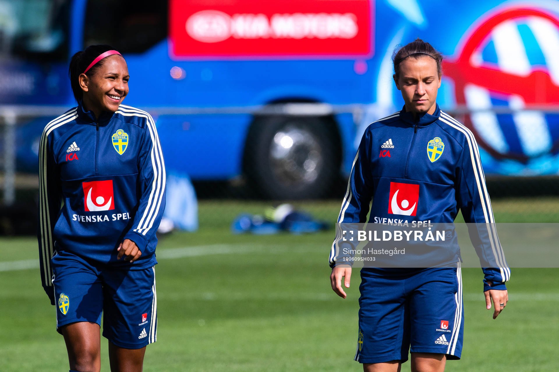 Madelen Janogy and Julia Zigiotti Olme of Swedish national
