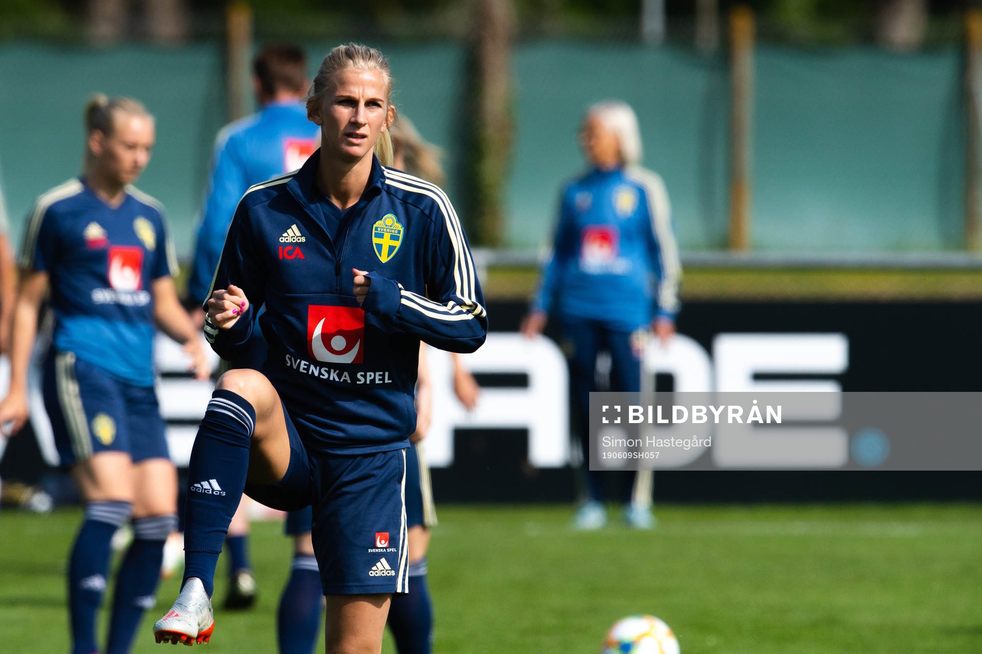 Sofia Jakobsson of Swedish national women football team