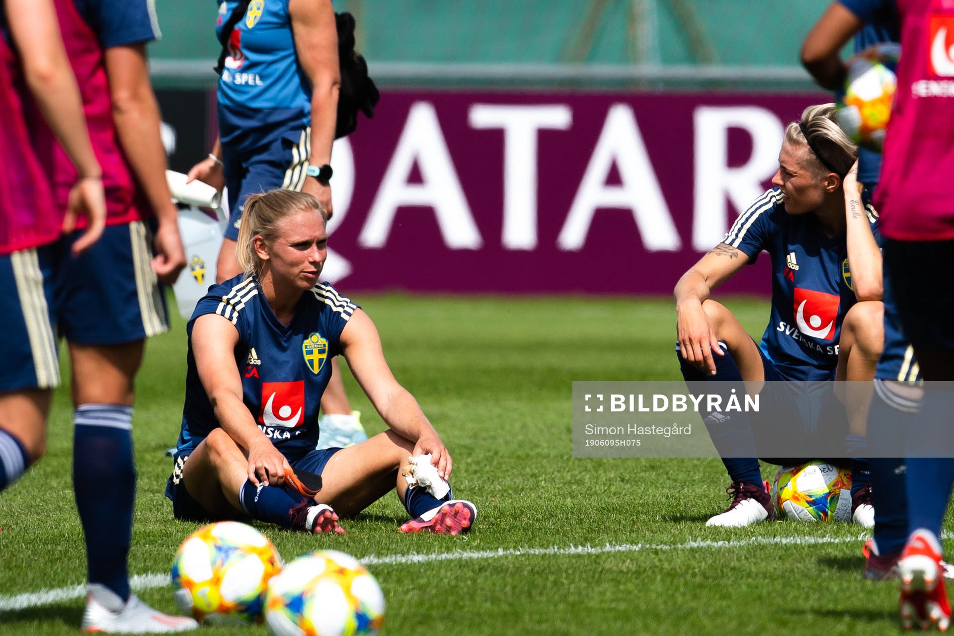 Jonna Andersson of Swedish national women football team