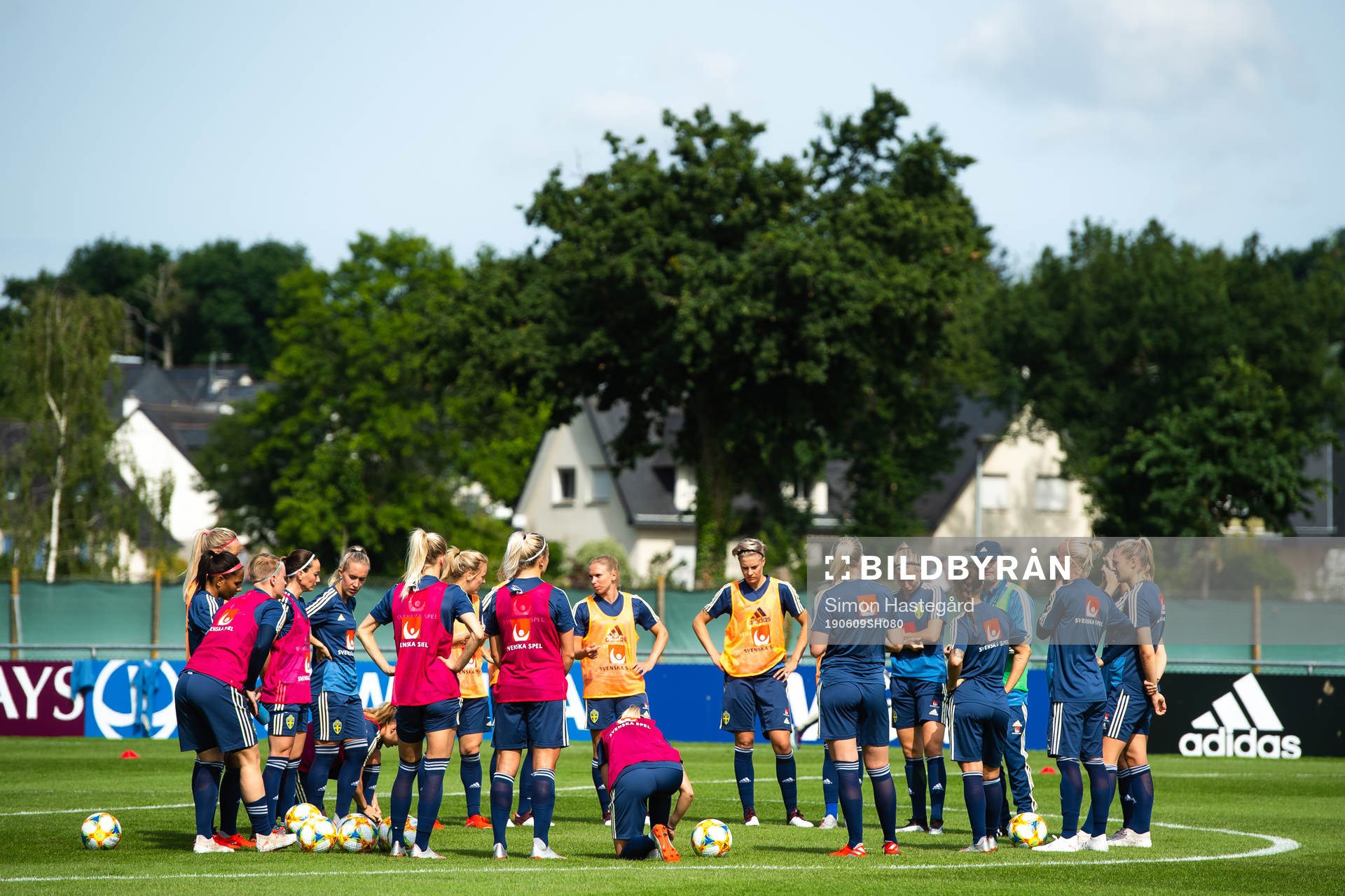 Players of Swedish national women football team