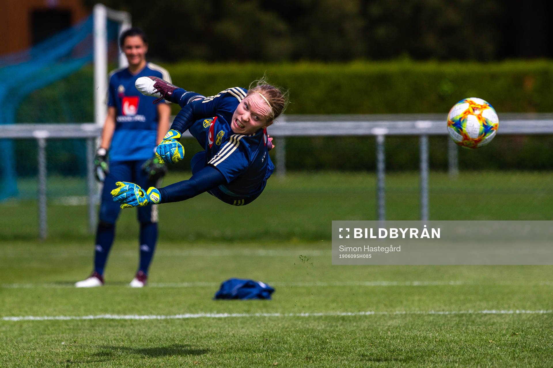 Goalkeeper Hedvig Lindahl of Swedish national women