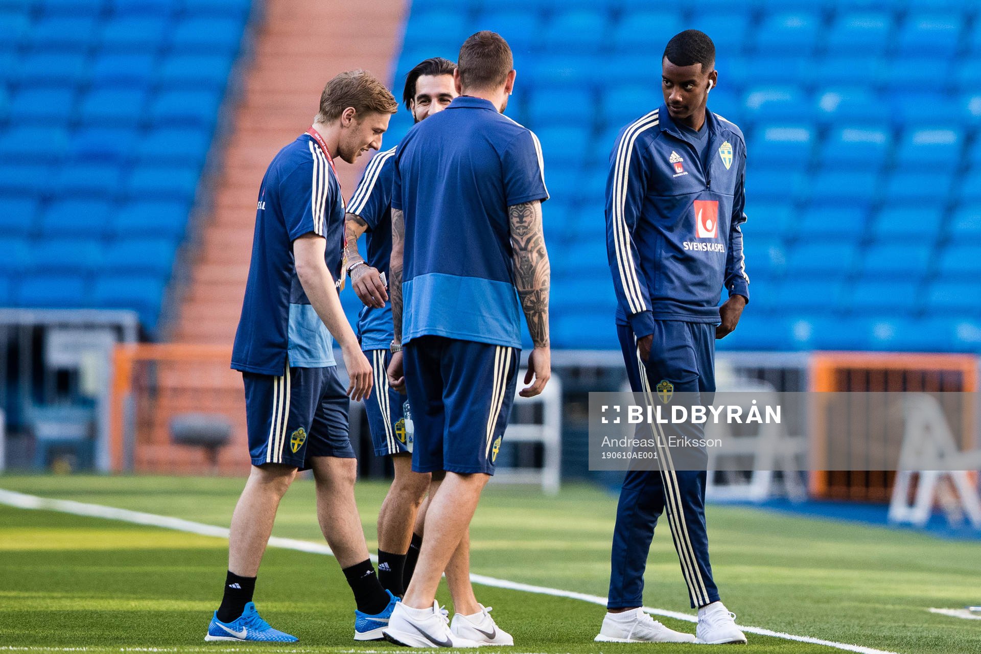 Emil Forsberg, Jimmy Durmaz, goalkeeper Kristoffer