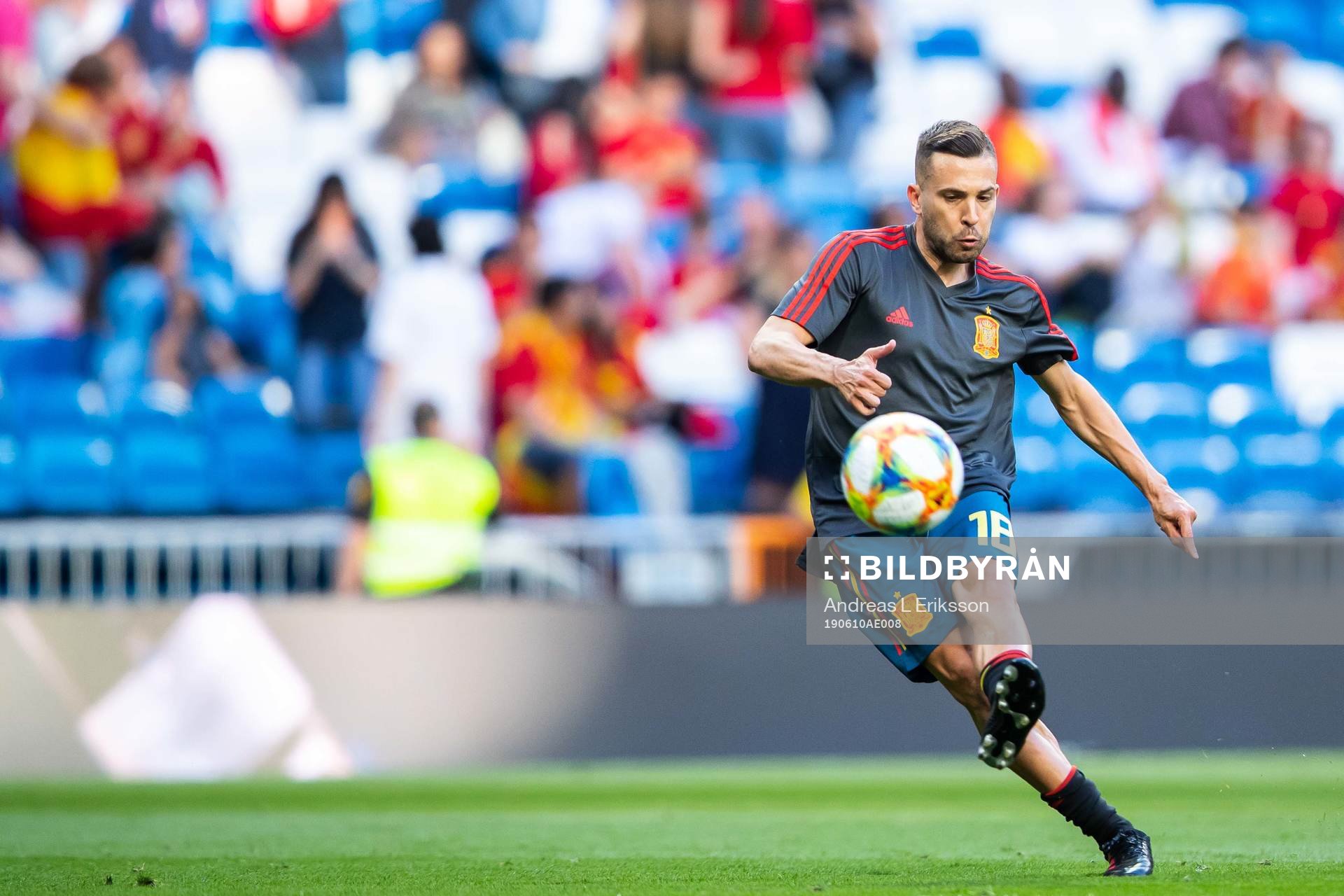 Jordi Alba of Spain