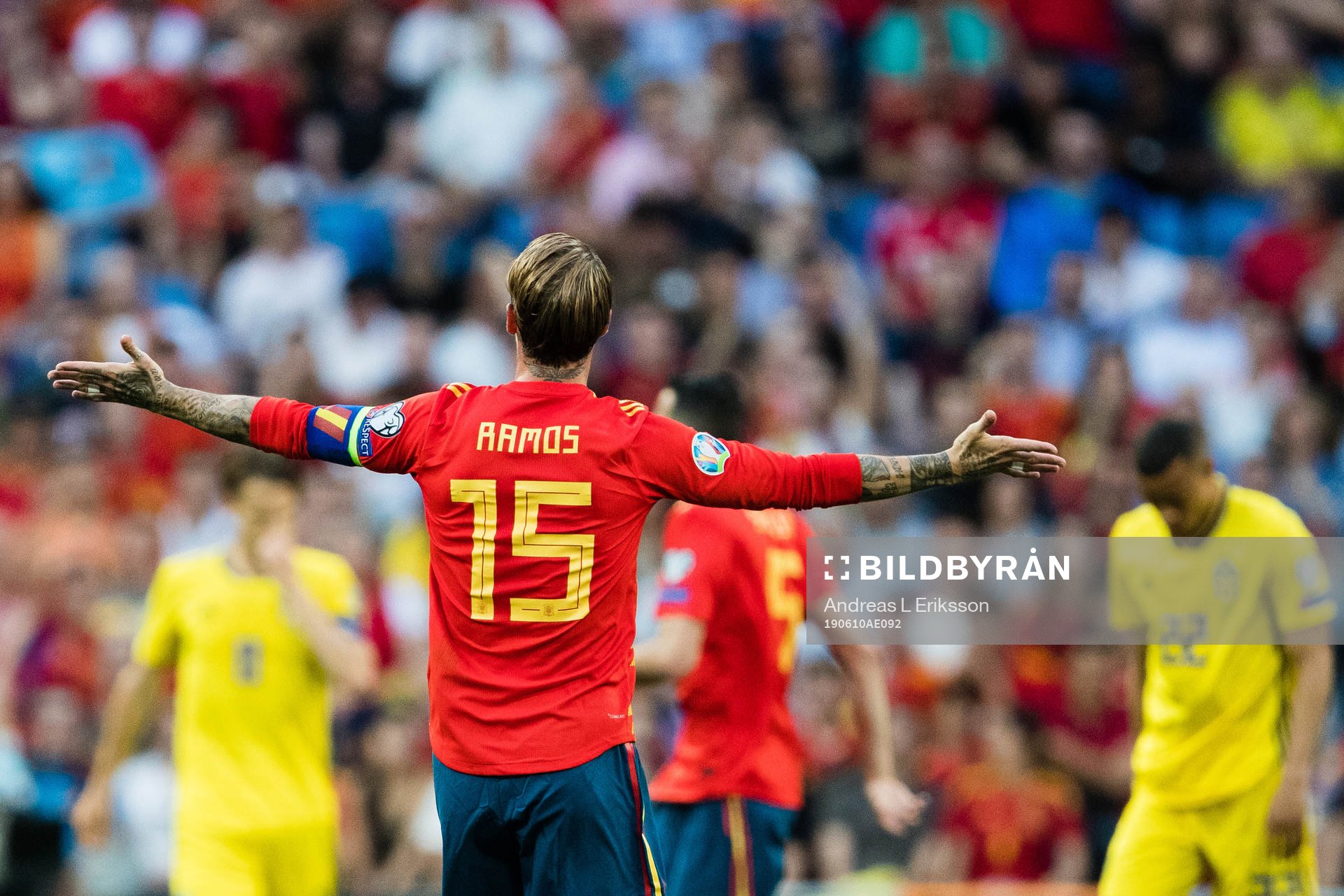 Sergio Ramos of Spain