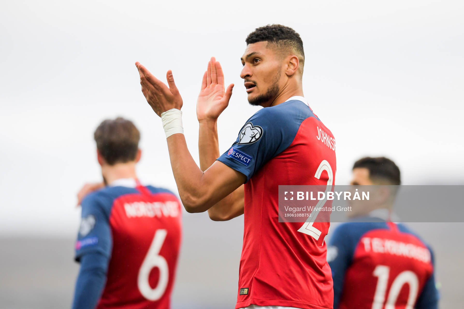 Bjørn Maars Johnsen of Norway celebrates