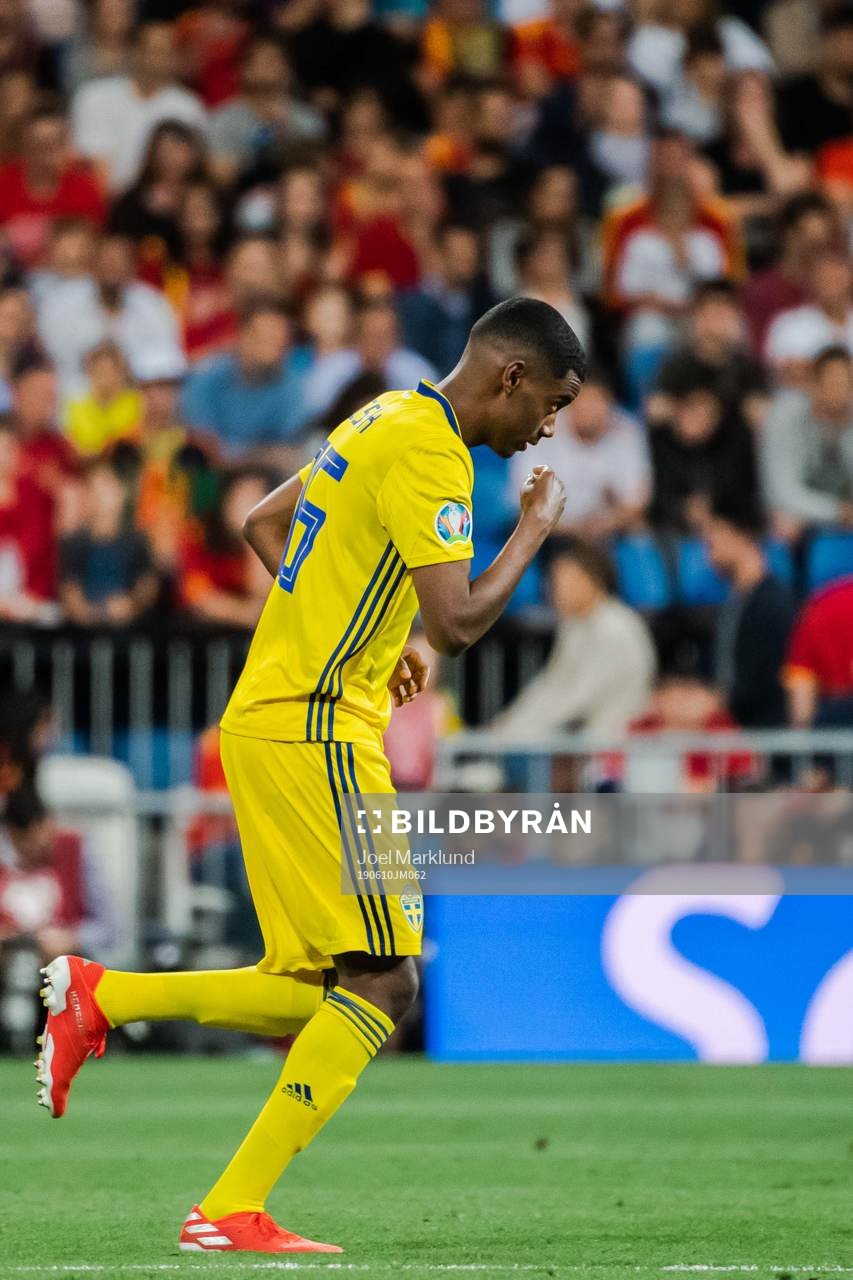 Alexander Isak of Sweden