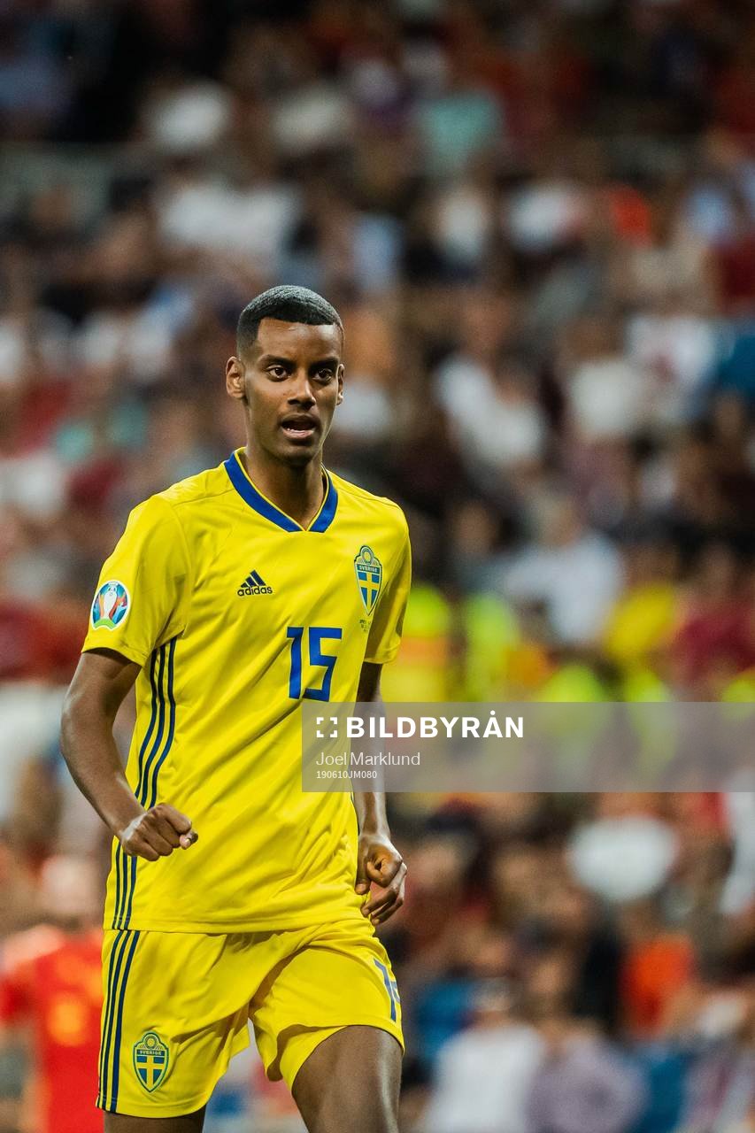 Alexander Isak of Sweden