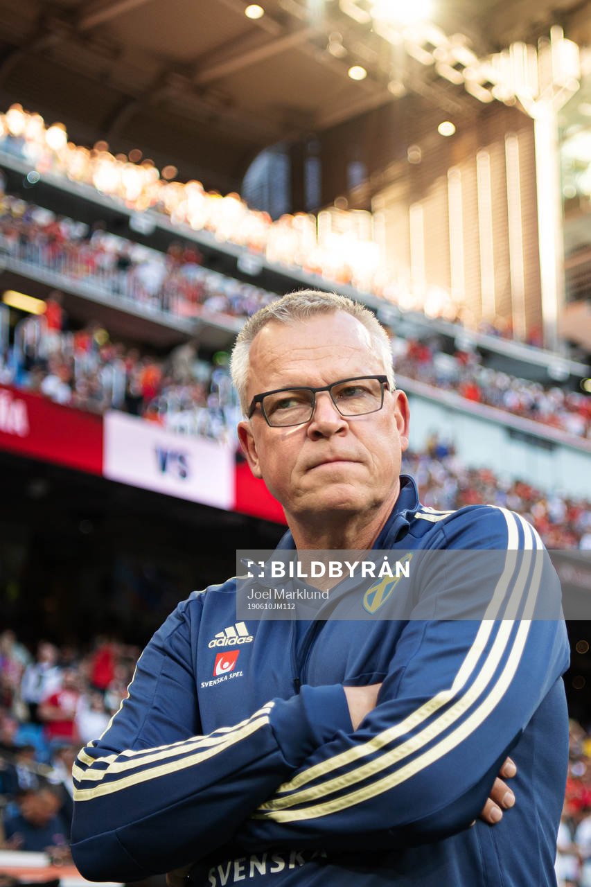 Head coach Janne Andersson of Sweden