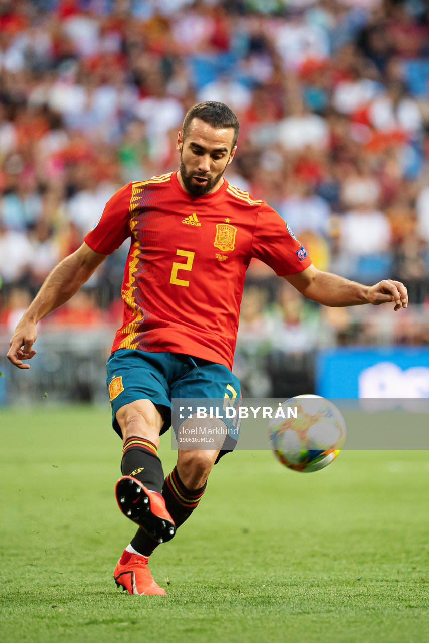 Dani Carvajal of Spain