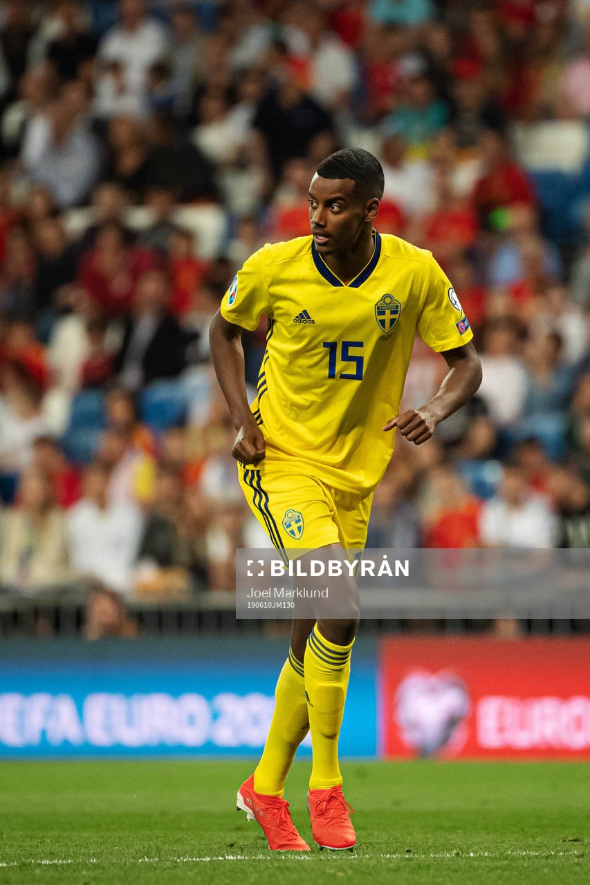 Alexander Isak of Sweden