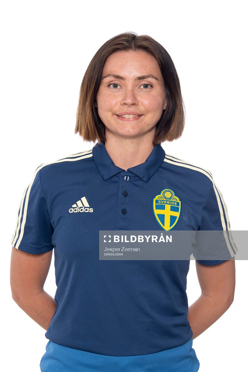 Fysioterapeut Sabina Pantzare i P17-landslaget