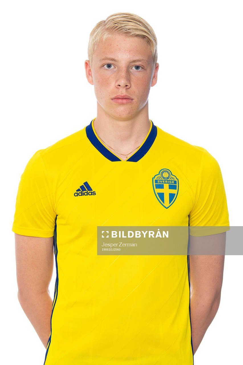 Vilmer Rönnberg i P17-landslaget