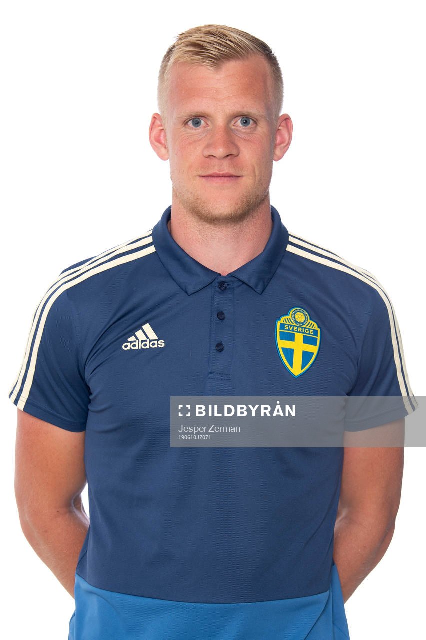 Målvaktstränare Linus Eriksson i P17-landslaget