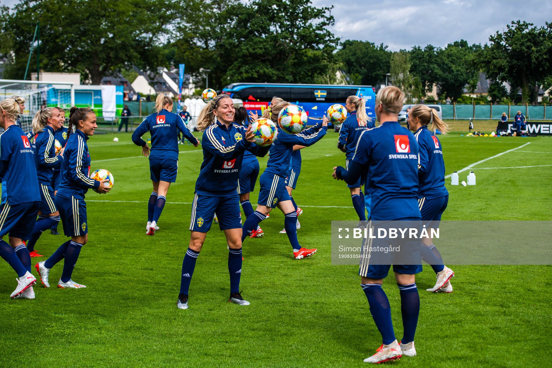 Linda Sembrant and Nilla Fischer of Swedish national women