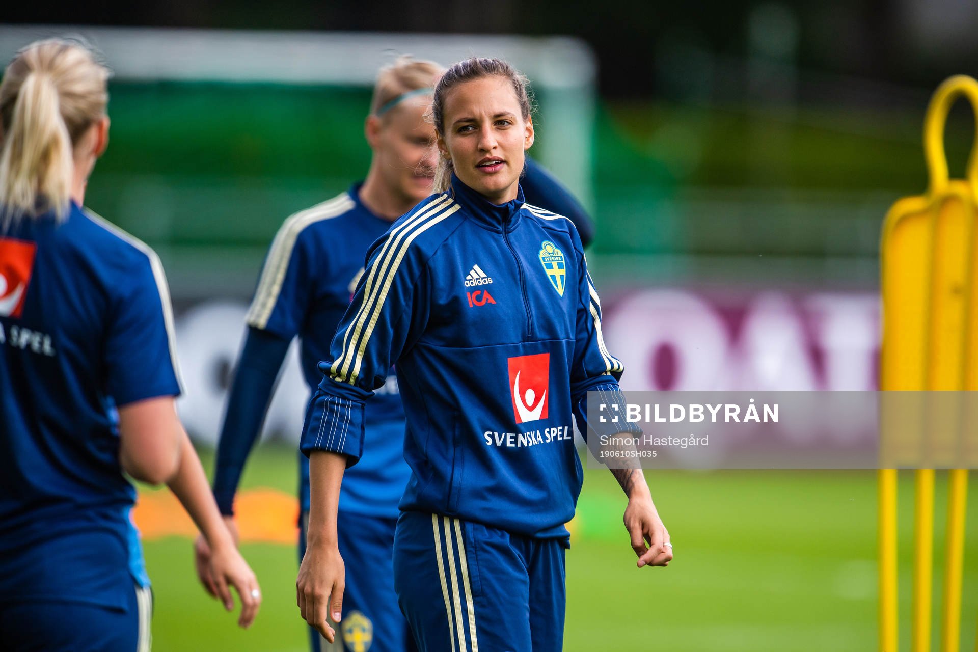 Nathalie Björn of Swedish national women football team