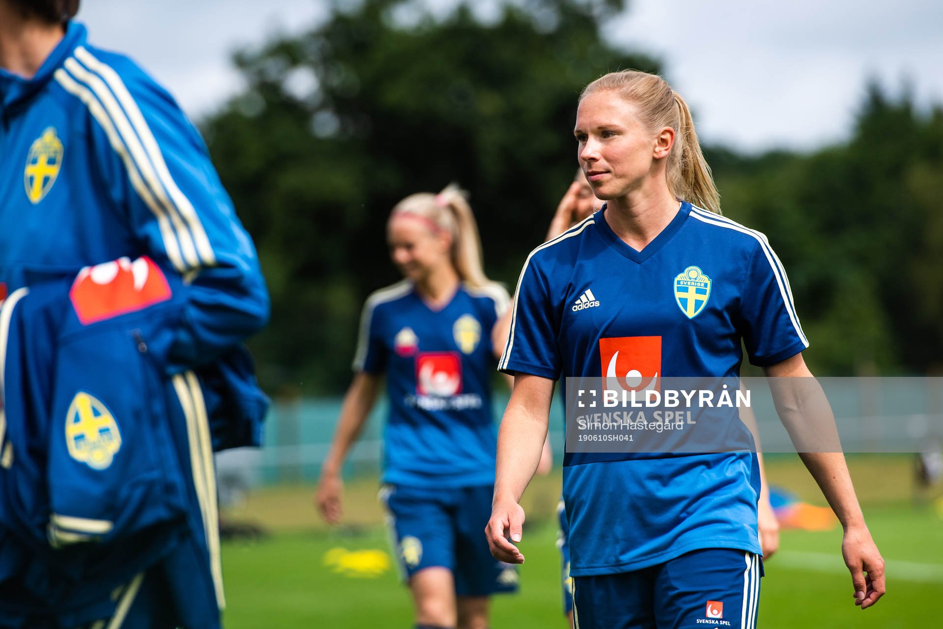 Jonna Andersson of Swedish national women football team