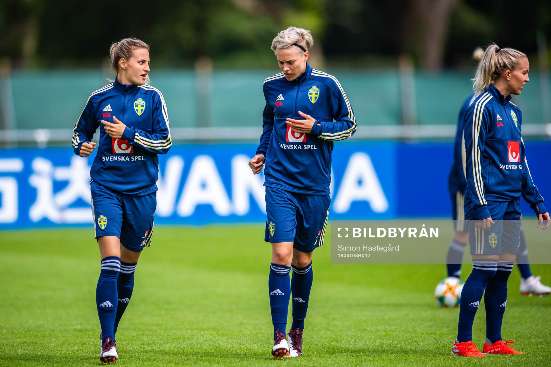 Nathalie Björn , Lina Hurtig and Julia Roddar of Swedish